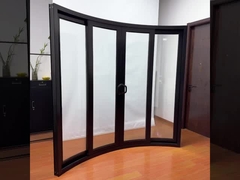 Czarny Nowoczesny Dom Aluminiowe Drzwi Przesuwne Szklane System Ochrony Drzwi Przesuwne Patio Slimline