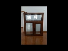 Podwójne oszklenie okna skrzynkowego Okno aluminiowe Okno aluminiowe malowane proszkowo Szkło